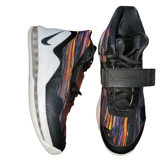 Nike Air Force Max Multicolor Hi top Sneaker Wm Size 9 Men Size 7 1/2 - Picture 1 of 9